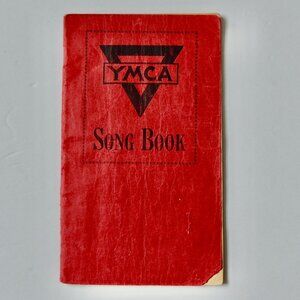 YMCA Song Book Vintage Red Paperback